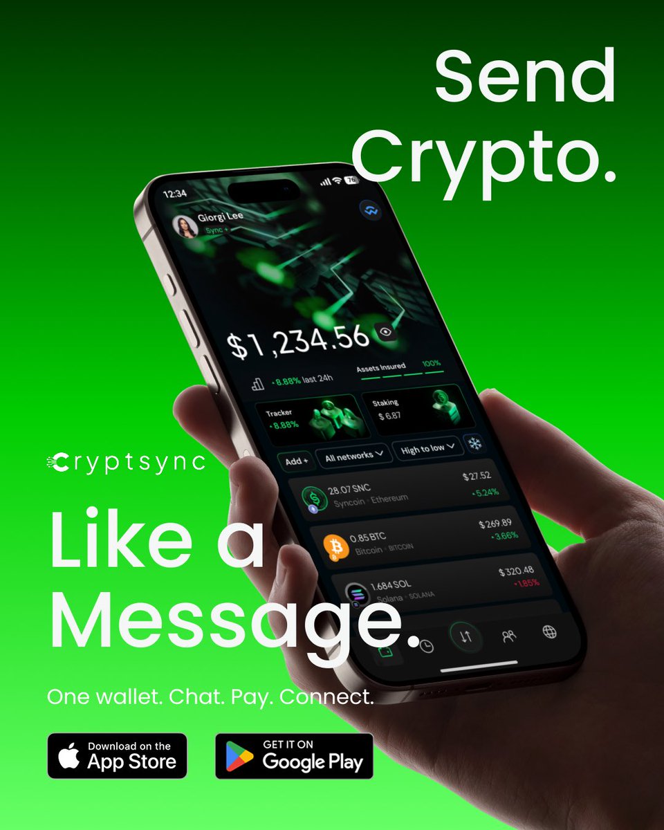 CryptSync tweet media