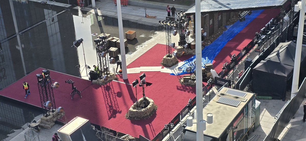 peskyblunders's tweet photo. More photos from the preparations for the premiere of Immortal Man: Peaky Blinders. https://t.co/7aZFv1oDP6