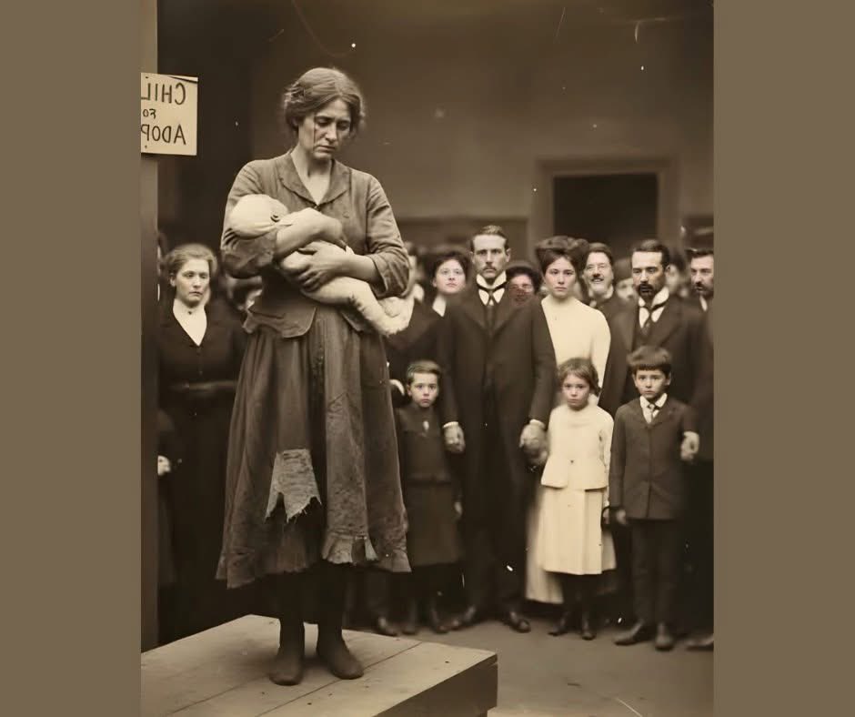 “On March 15, 1907, Anna Kowalski stood in a foundling home holding her three-month-old son, Josef.

Around her stood dozens of strangers — couples with hopeful eyes and steady means — all waiting to choose a child.

Anna had no real choice of her own.

Her husband had been