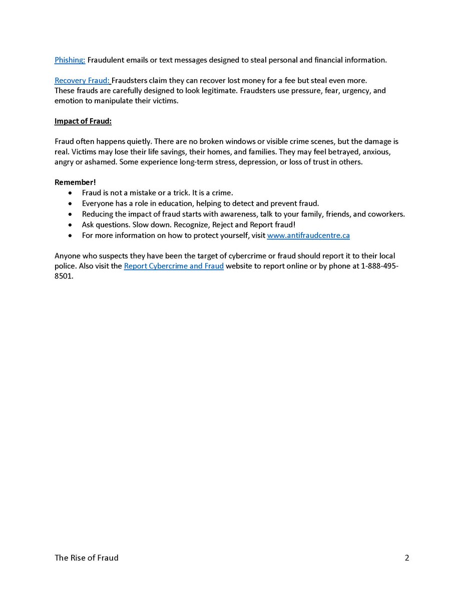 Canadian Anti-Fraud Centre tweet media