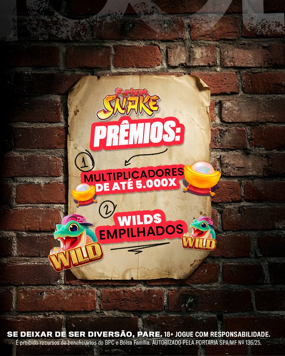 Quem procura diversão sempre acha por aqui! 🐍

Se você encontrou o Fortune Snake, sabe que quando aparecem 4 WILDS no rolo central, o multiplicador pode chegar a 10x e a alegria tá feita.

Vem se divertir com a gente! 👇

go.ona.bet.br/visit/?bta=121…

#JogueComResponsabilidade 18+