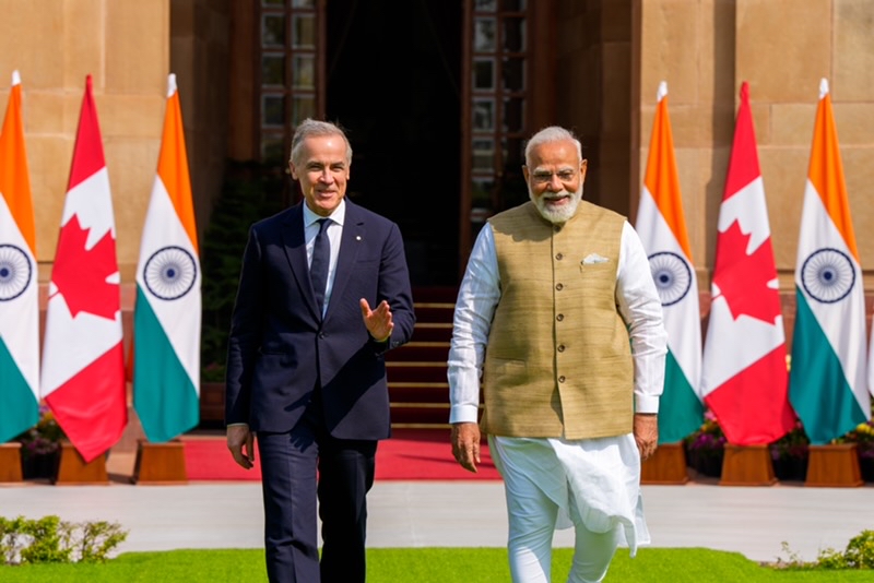 CanadianPM's tweet photo. Canada and India are transforming their economies to be more diversified, more independent, and more resilient. During his visit, Prime Minister Carney secured an ambitious new Canada–India partnership focused on energy, talent, and technology. Details: https://t.co/o8vCkmUOEG https://t.co/2DewuXc2sJ