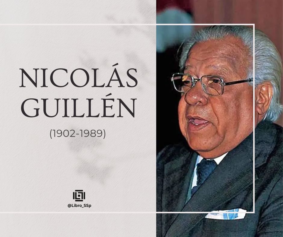 Nicolás Guillén fue fue un #poeta, periodista y activista político nacido en Camagüey, #Cuba, en 1902. Como afrodescendiente, #Guillén enmarcó su obra dentro del negrismo y los procesos de mestizaje y transculturación, mismos que denominó como el «color cubano».