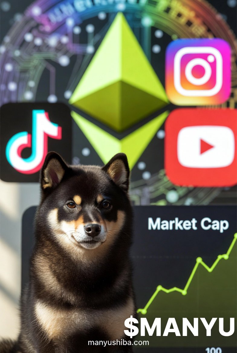 🐶 $MANYU – The most spoiled Shiba in the world is just taking the charts! 🔥

Imagine: A tiny black Shiba Inu with over 20 MILLION followers on TikTok, Insta, YouTube &amp; Co. - 360M+ views, daily spa sessions, massages, pure luxury. This dog lives like a king... and now his token
