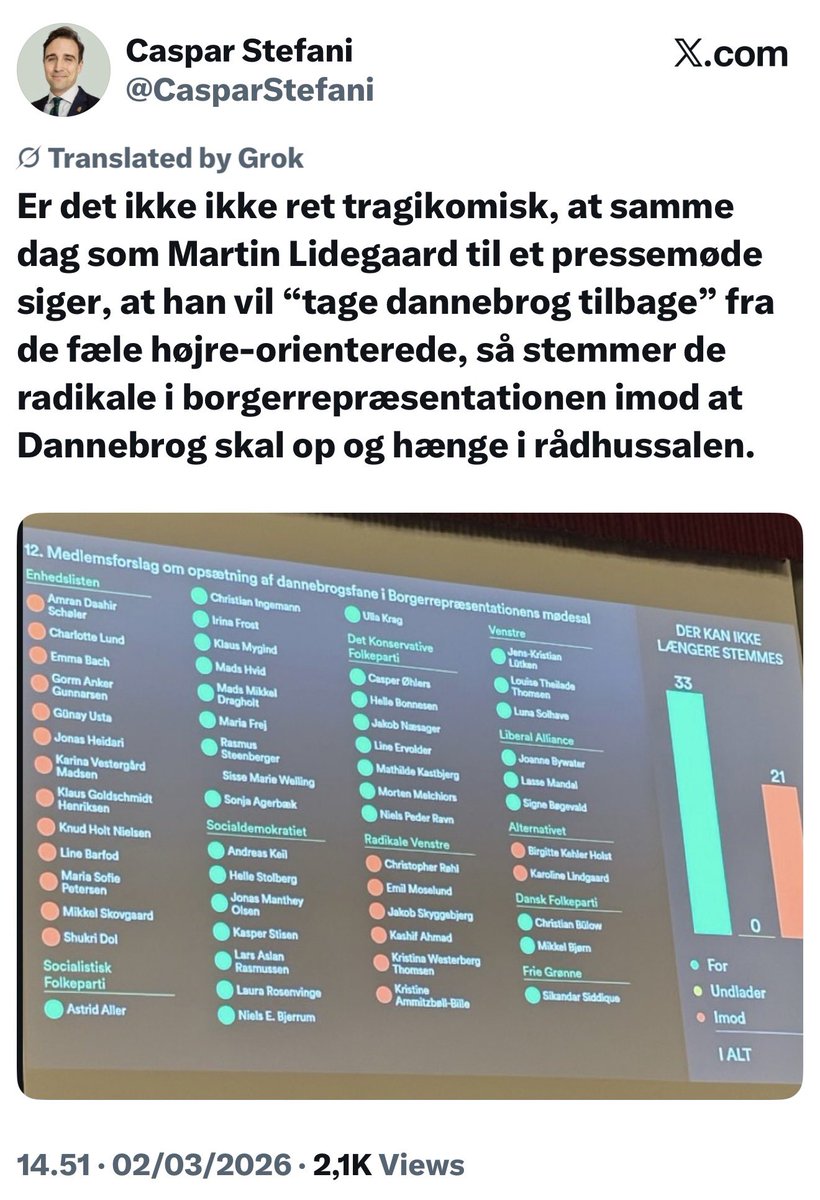 tweetybirddk's tweet photo. Venstrefløjens had til Danmark er voldsomt! Det er uomtvisteligt. Husk det når du skal stemme.
#dkpol #FTvalg26 #valg26 #FT26 https://t.co/SLYgHLwfkm