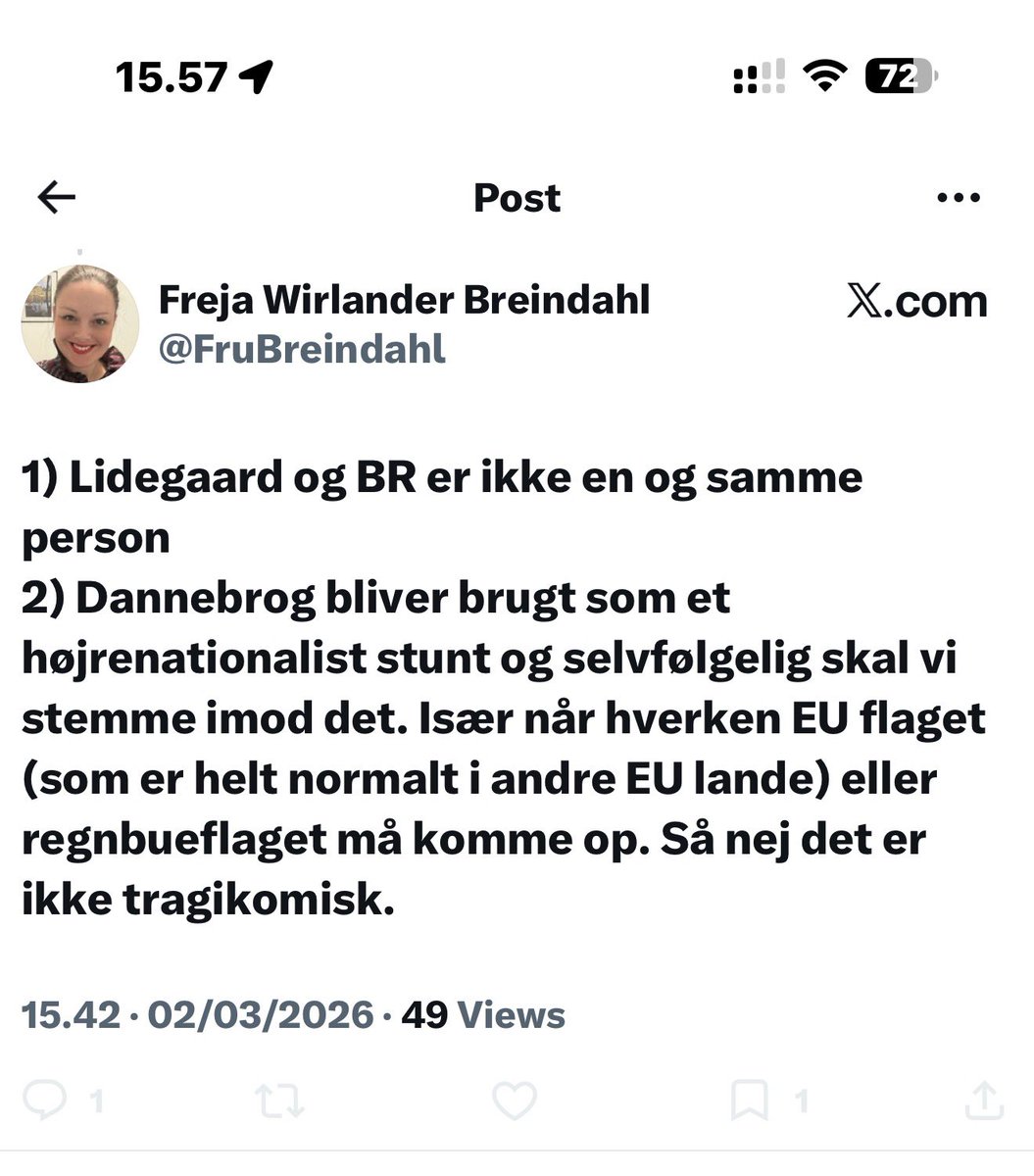 tweetybirddk's tweet photo. Venstrefløjens had til Danmark er voldsomt! Det er uomtvisteligt. Husk det når du skal stemme.
#dkpol #FTvalg26 #valg26 #FT26 https://t.co/SLYgHLwfkm
