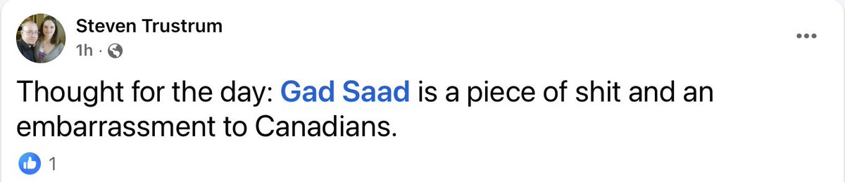 Gad Saad tweet media