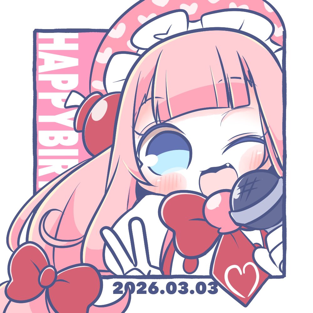 HAPPY BIRTHDAY💣🎂モモぴゅん🍑💖
#ボンバーガール