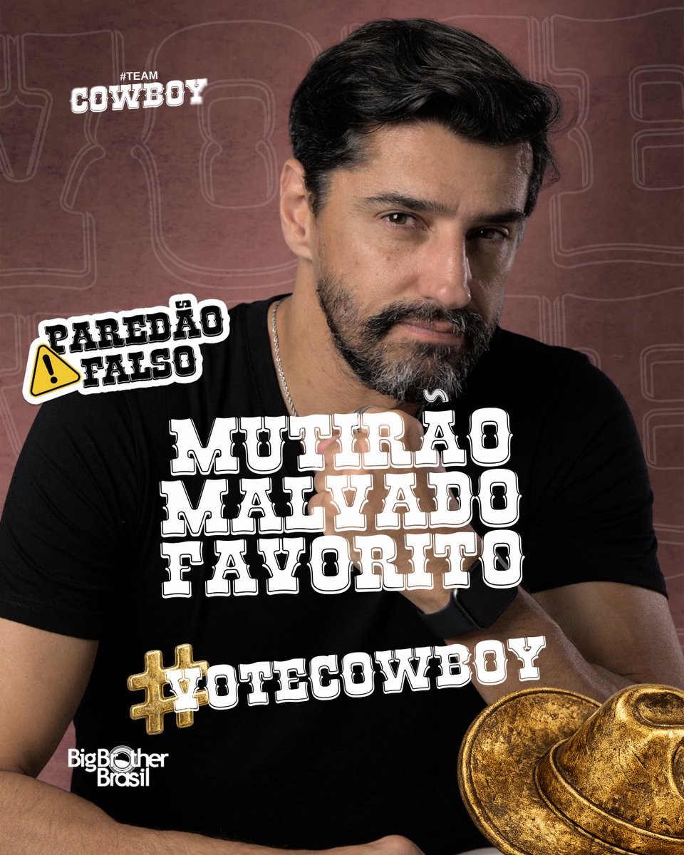 🤪🤠 MUTIRÃO MALVADO FAVORITO 🤠🤪

⚠️ O VOTO É PRA FICAR! VOTE #FICACOWBOY ⚠️

➡ META: 400 VOTOS POR PESSOA! A CADA 10 VOTOS, COMENTE UMA LETRA DO ALFABETO!

⏰ ENCERRA ÀS 13H

🖥 LINK: gshow.globo.com/realities/bbb/   

✨ NÃO TIREM O DEDO DO GSHOW! ✨

#VOTECOWBOY #BBB26