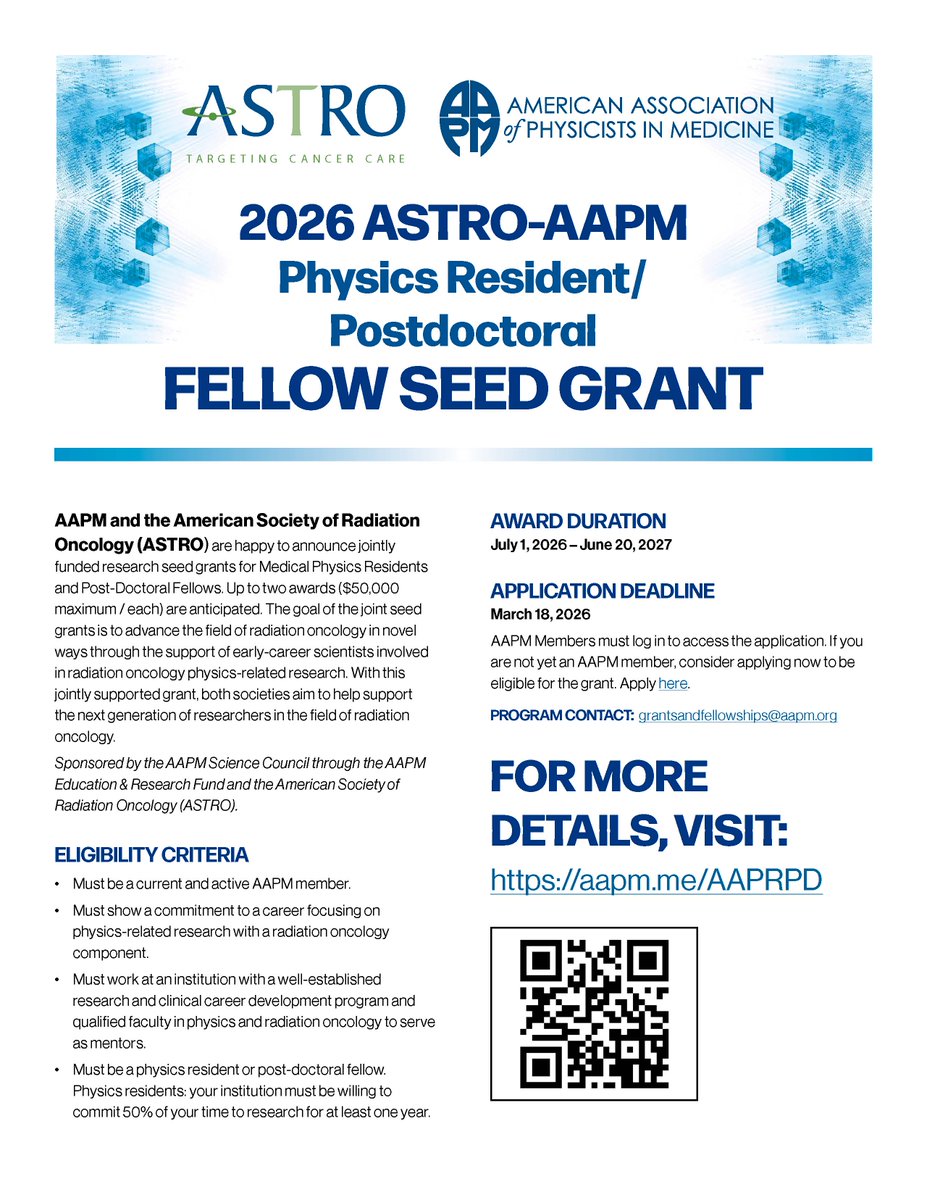 American Association of Physicists in Medicine tweet media