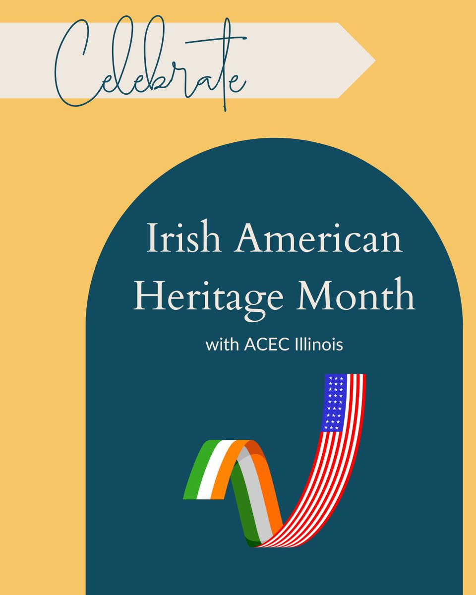 ACECIllinois's tweet image. Celebrate Irish American Heritage Month with ACEC Illinois!
#ACECIL #IrishAmericanHeritageMonth