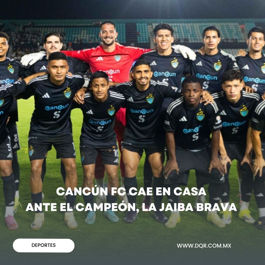 Cancún FC cae en casa 
Ante el campeón, La Jaiba Brava 

 Ante su gente y con la ilusión de sumar en el Estadio “Andrés Quintana Roo”, Cancún FC sufrió la derrota (1-2) ante el campeón, La Jaiba Brava, en la octava jornada del Torneo Clausura 2026 de la Liga BBVA Expansión MX.