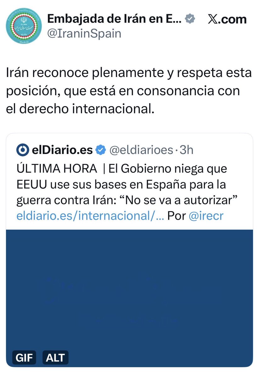 anadebande's tweet photo. Sánchez siempre con el terrorismo y las dictaduras. 
Con Otegi, con Maduro, con Hamás  y ahora con los Ayatolas. https://t.co/rjNij4sE30