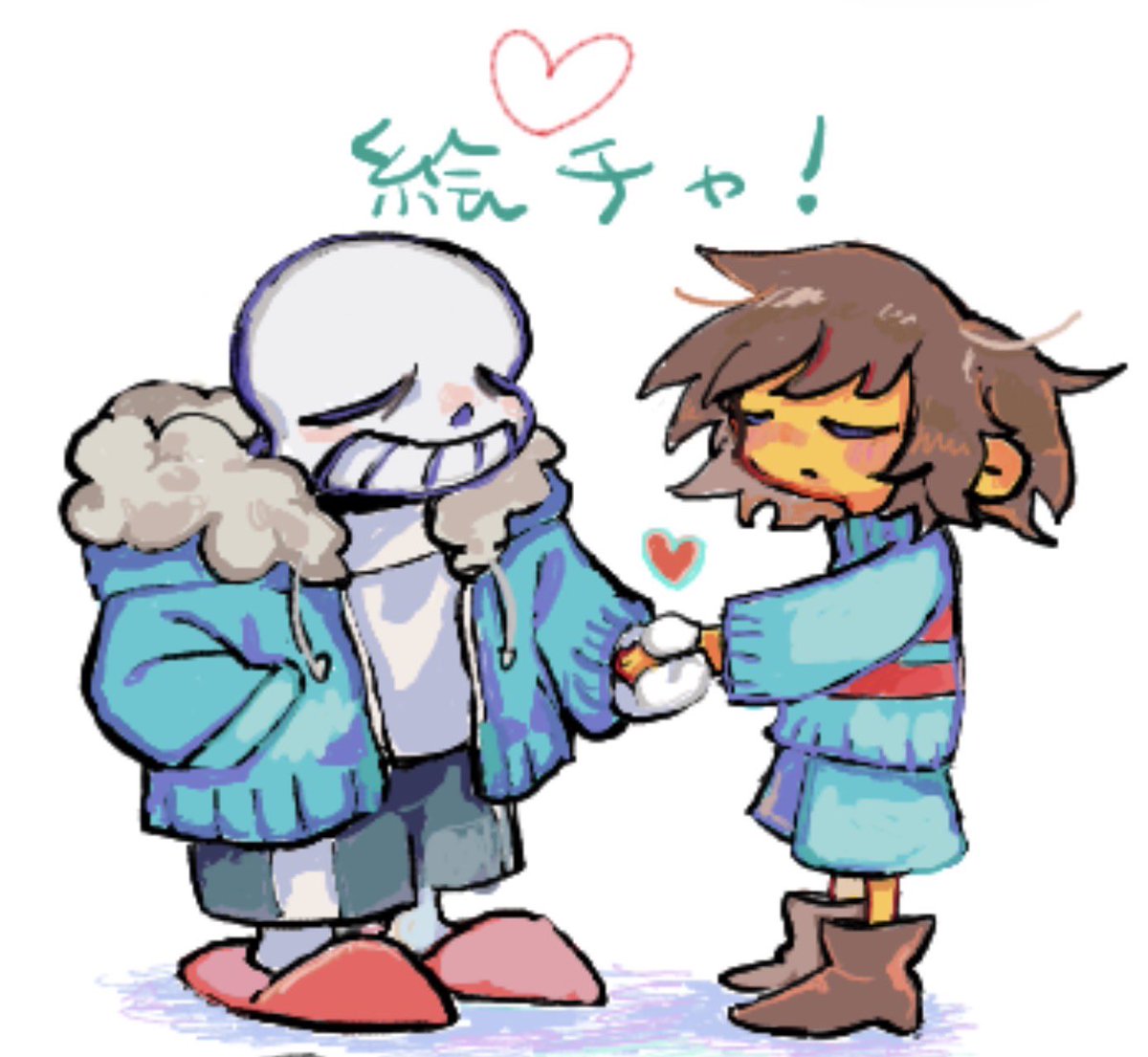 #3月2日はサンフリの日
お友達とサンフリ絵チャしました❤️🦴
サンフリよ永遠に…………