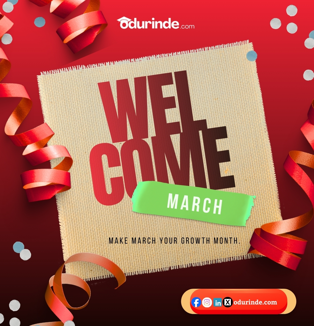 Hello March! 🌱
New month. New skills. New opportunities.
Invest in yourself and take a bold step toward growth. The future belongs to the skilled and prepared.

🚀Courses: odurinde.com/courses/
📩Contact: odurinde.com/contact

Make March the month you move forward.

#tech