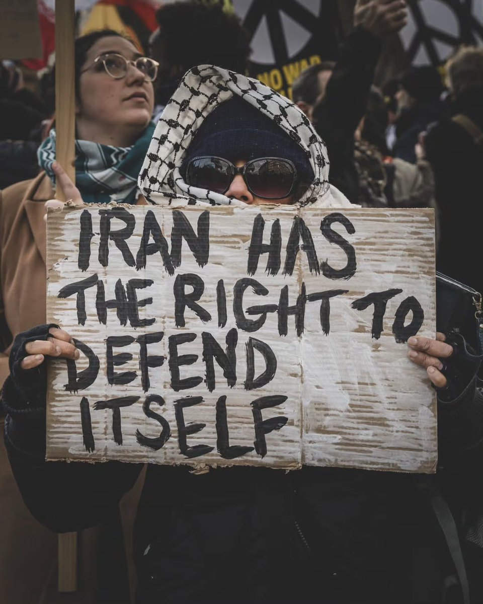 “IRAN HAS THE RIGHT TO DEFEND ITSELF”

📍London, England
