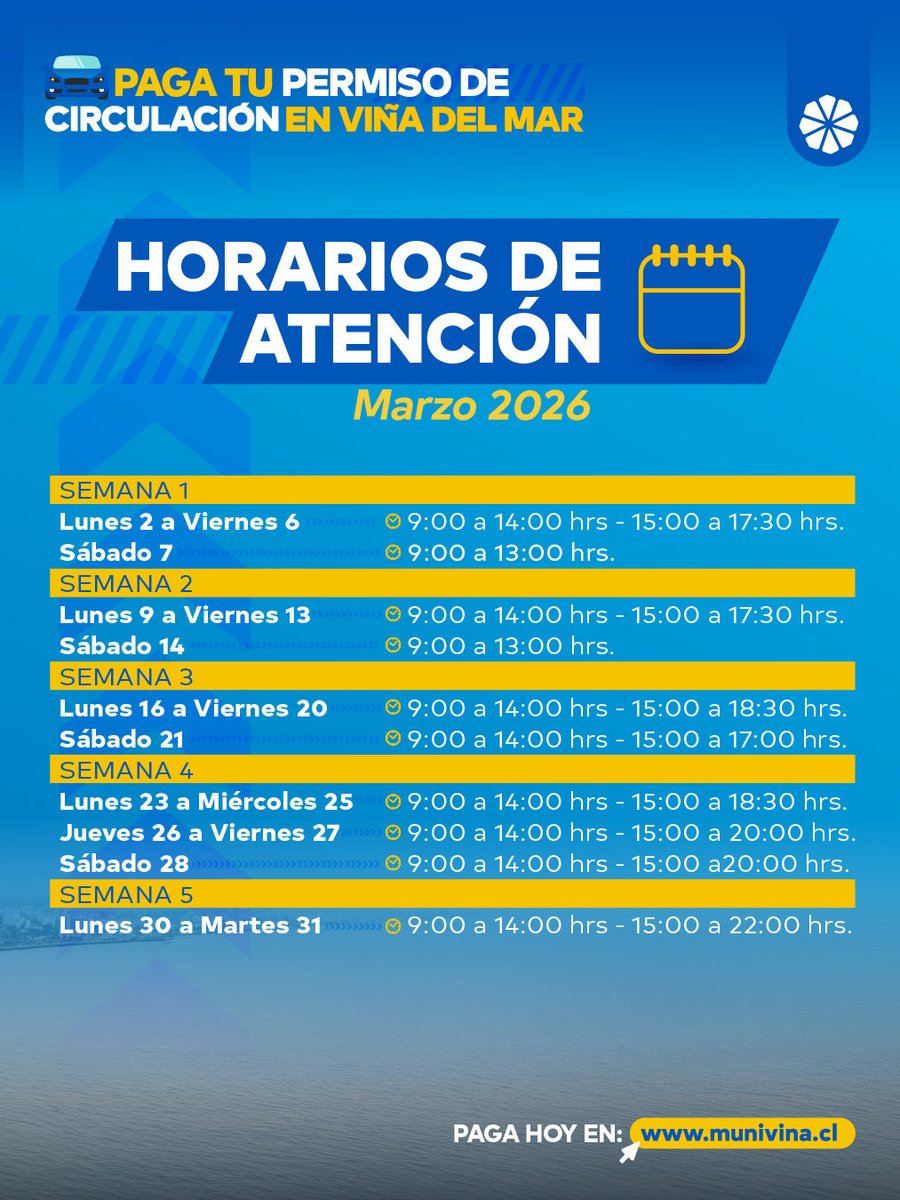 Municipio de Viña del Mar tweet media