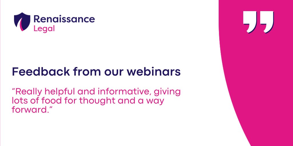renaissance_uk's tweet image. This feedback shows why we run our free webinars year round. We share clear, practical guidance to help families feel informed and supported.

See what’s coming up 👉 renaissancelegal.co.uk/event-seminar/ 

#RenaissanceLegal #SupportingFamilies #DisabilitySupport