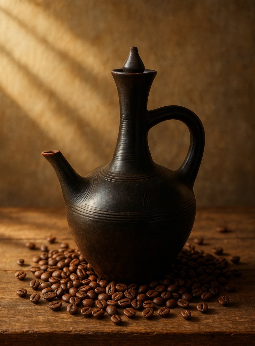 CofeeKilan's tweet photo. Before modern coffee makers, there was the jebena.

A traditional Ethiopian coffee pot, the jebena is part of a coffee ritual built on patience, culture, and connection—not just caffeine. ☕️

#Jebena #EthiopianCoffee #CoffeeCulture

https://t.co/Es7DyX6Sw3 https://t.co/GDGmRjEdIH