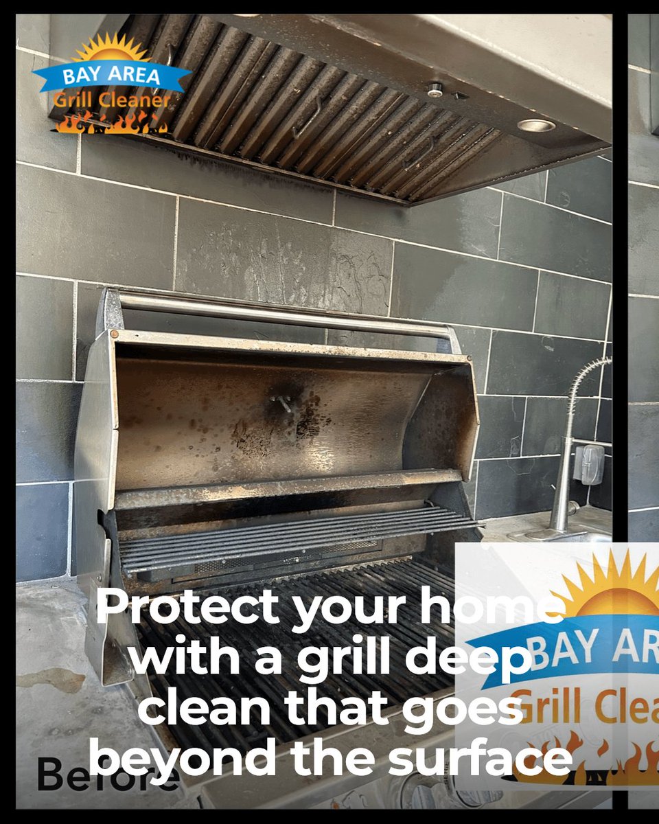 Think a clean grill only affects cooking? Think again. Professional deep cleaning transforms your outdoor space—safer, fresher, guest-ready. #leavethedirtyworktous #beforeandafter #GrillGoals

Contact Us bayareagrillcleaner.com #leavethedirtyworktous #beforeandafter