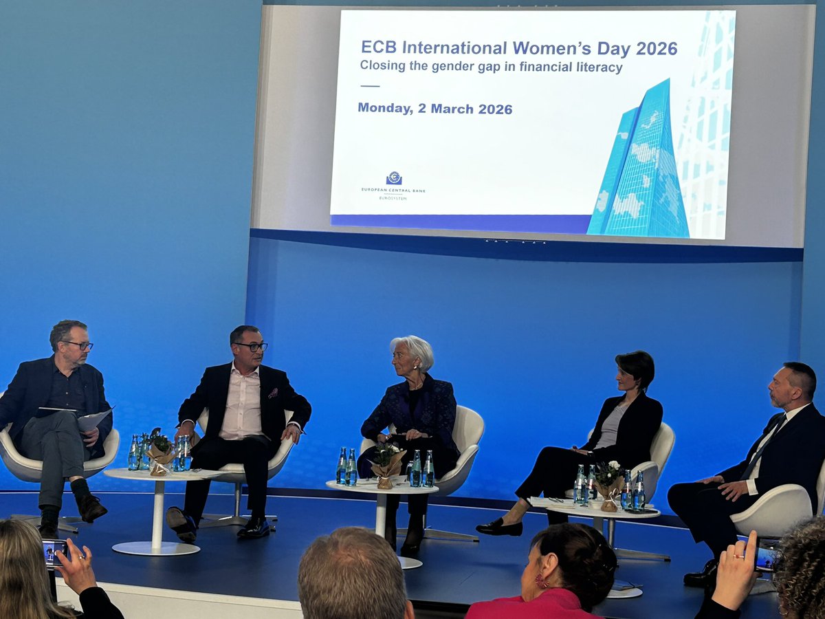 Qué mejor manera de empezar el mes de la mujer en <a href="/ecb/">European Central Bank</a> para trabajar en reducir la brecha de género en la educación financiera.

#EducacionFinanciera #Frankfurt #8M2026