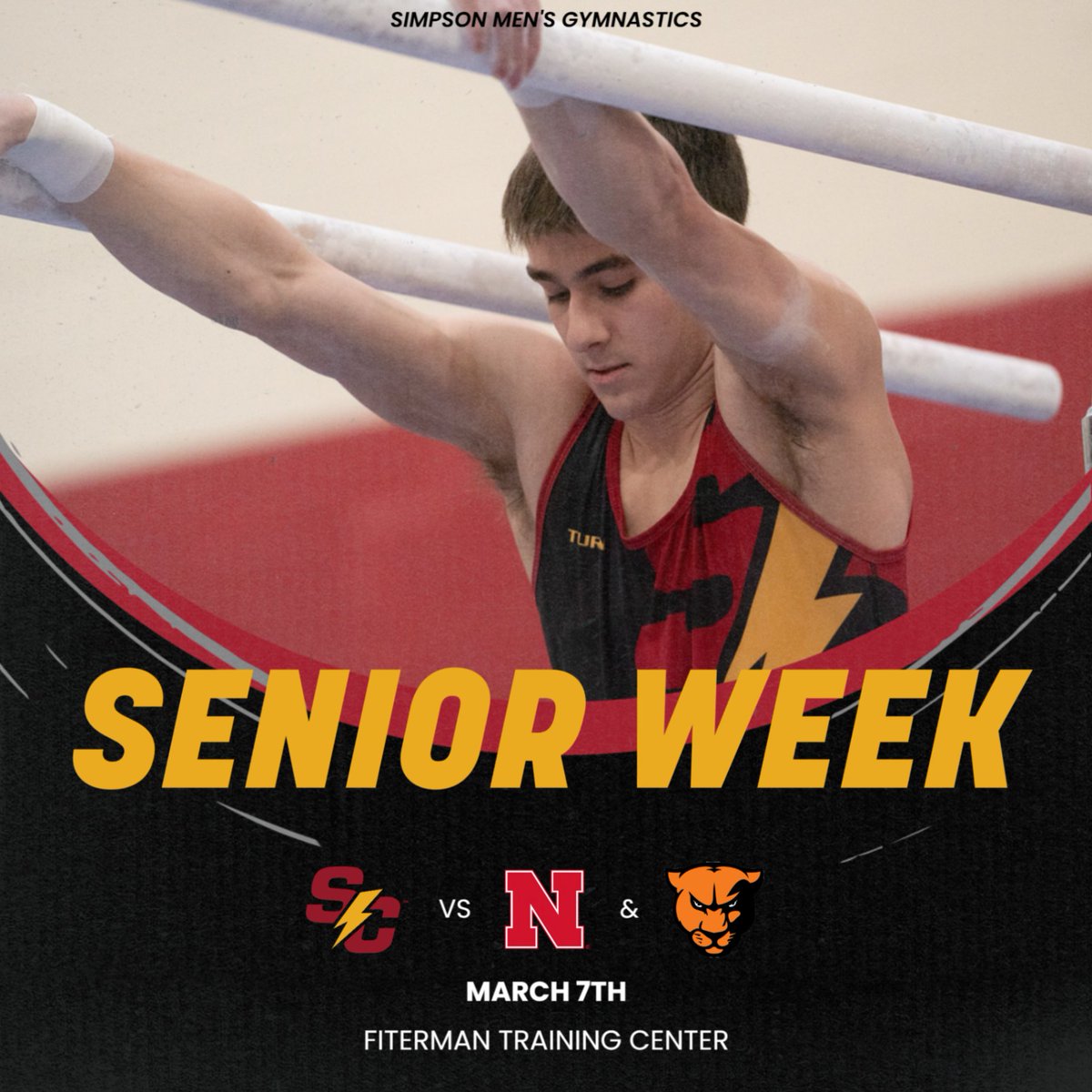 Simpson Men's Gymnastics tweet media