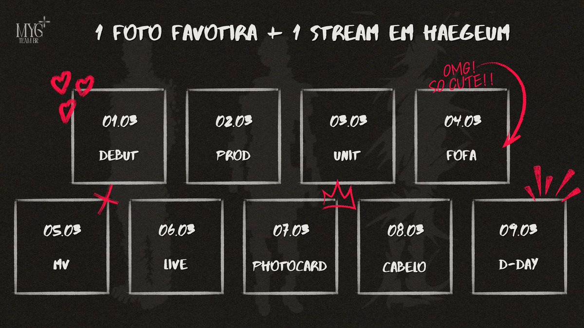 mygteambr's tweet photo. ⊹ Hora da dinâmica!
A foto que vocês precisam compartilhar + stream Haegeum é:
a unit/duo que vocês mais gostam, ou seja, Yoongi + membro!
Pode ser unit de música, ou aquele que vocês mais gostam da dinâmica/relação com o Yoongi.
#MinMarch2026
Min March
#SUGA #슈가 #AgustD https://t.co/ayjcPhRgdC