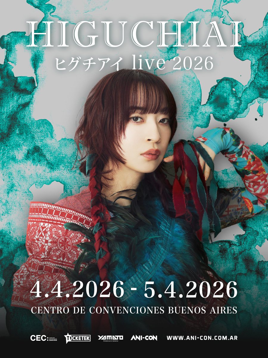 aniconoficial's tweet photo. 🇯🇵✨ Desde Japón a Ani-Con llega Higuchi Ai ✨🇯🇵
Ani-Con recibe a una de las voces más personales del J-Pop contemporáneo: Higuchi Ai se presentará por primera vez en Argentina.
#HiguchiAi #AniCon #JPop #ShingekiNoKyojin #AttackOnTitan https://t.co/mToiSfS2FV