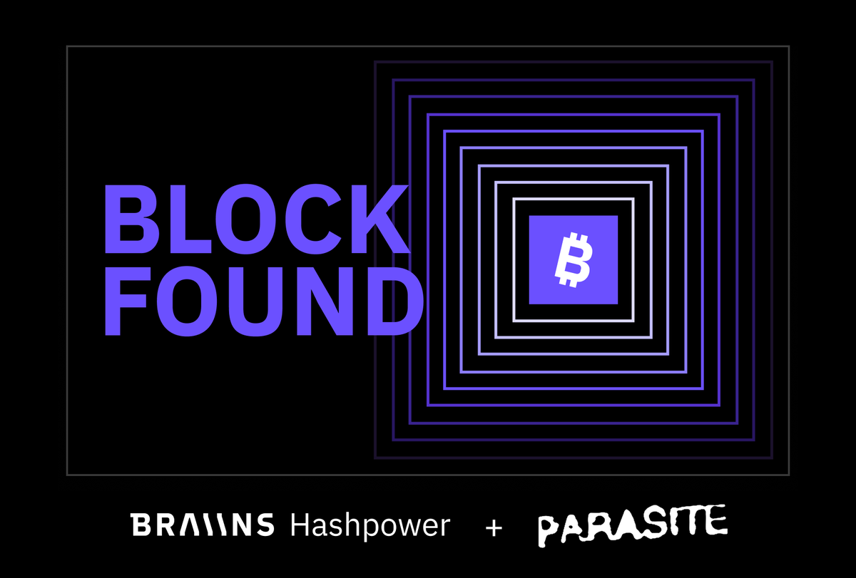 Braiins's tweet photo. 💥Another block found using on-demand hashrate!

A miner found a 3.125 BTC block by renting hashrate through Braiins Hashpower and pointing it to Parasite Pool.

• Block: 938713
• Hashrate: 6 PH/s
• Budget: $200
• Hashpower fees: 0

Congratulations👏 https://t.co/i29k9pRJeC