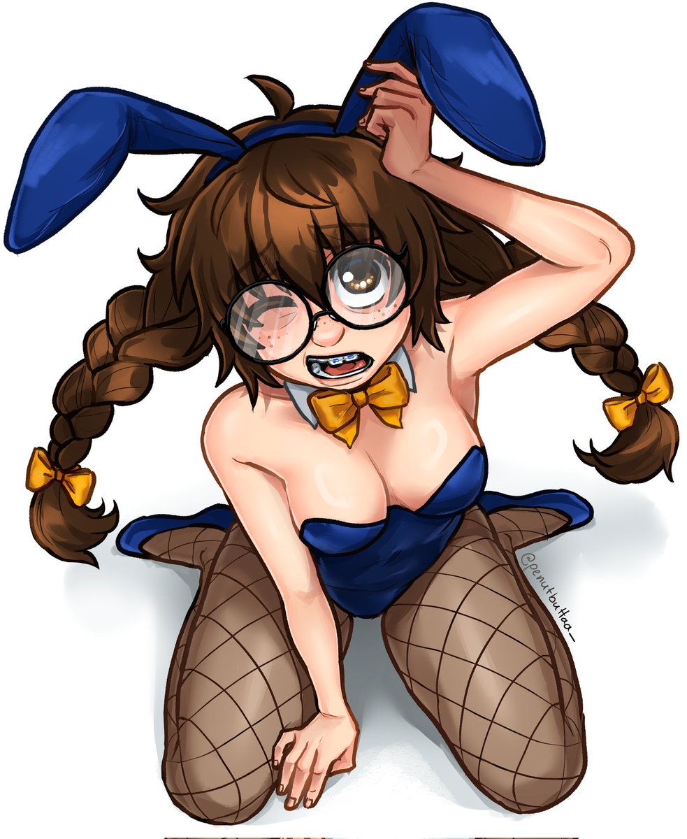 nerdy bunny girl