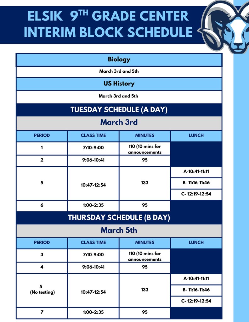 Elsik Ninth Grade Center tweet media