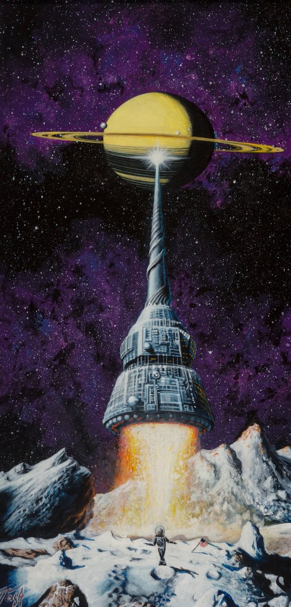 "Interplanetary Beanstalk" by David Egge (1984)