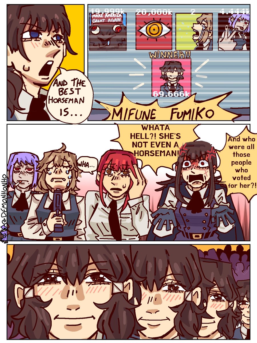 Supporting yourself
#mifunefumiko #yoru #LilD #makima #fami #asamitaka