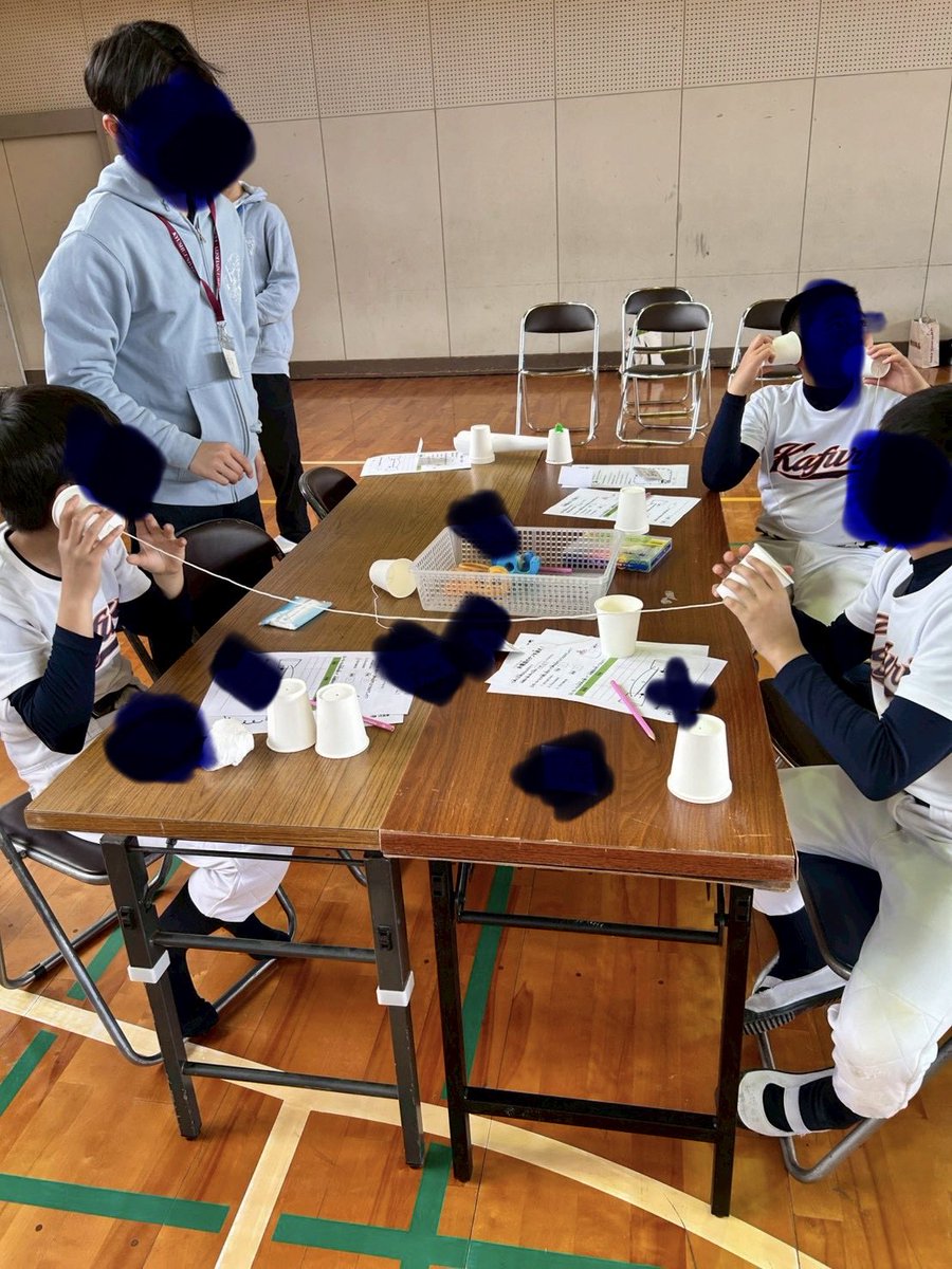 feeleducation's tweet photo. 2026年2月22日（日）に加布里小学校で「糸電話のナゾを追え！」のイベントをさせていただきました🧵糸を長くしてみたり、風船や針金に代えてみたりと、いろいろと実験をすることができました✨ https://t.co/91rO4VtXTQ