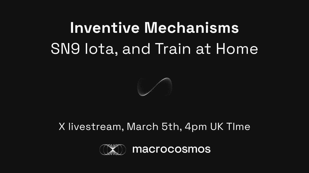 Macrocosmos tweet media