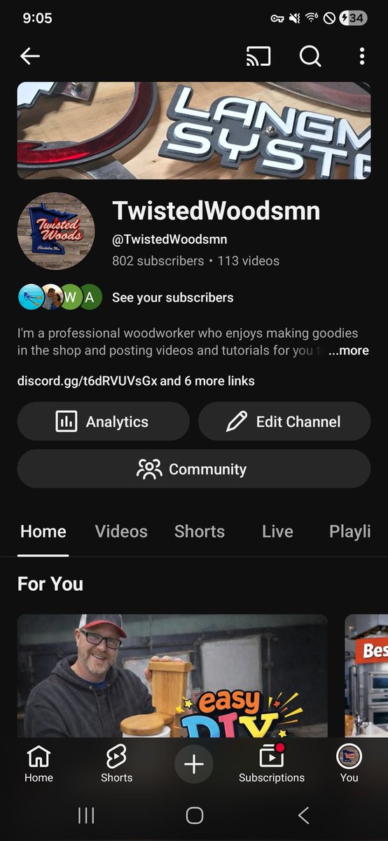 twistedwoodsMN's tweet photo. we are so close to that 1000 sub goal by end of March! wow... 

https://t.co/eSBHNX1RQD https://t.co/pMn4Z0Jx14