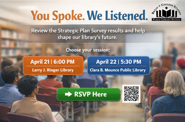 Bryan + College Station Public Library System tweet media