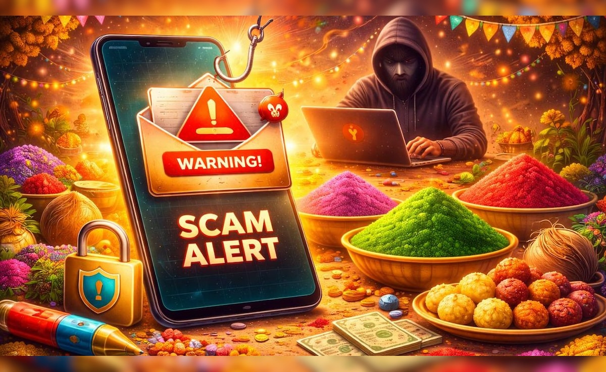 NewsMeter_In's tweet photo. #Hyderabad:
#Cybersafetyalert for #Holi
With #festiveshopping & #onlinebookings rising, #cyberfraudsters are circulating fake Holi offers, #partypasses, #gifthampers & #cashback links via @WhatsApp, #SMS & #socialmedia to steal #bank details and #OTPs.
Don’t click unknown links.
Don’t share OTP/PIN/CVV.
Avoid installing #apps from #messages.
Verify #UPI IDs before #payment.
Enable 2-Factor Authentication.
If scammed, call 1930 immediately or report at https://t.co/NMfYzOLe3K (#GoldenHour matters!)
@TGCyberBureau