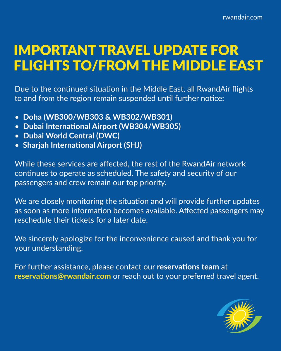RwandAir tweet media