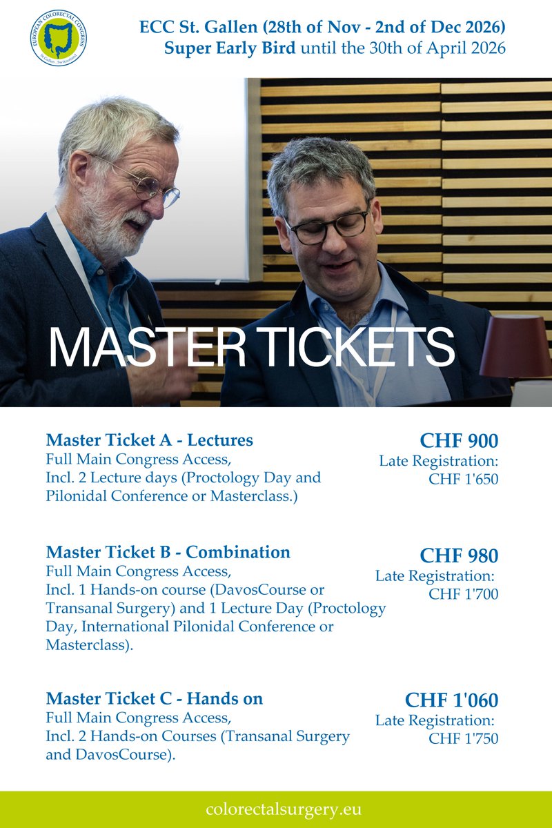 European Colorectal Congress tweet media