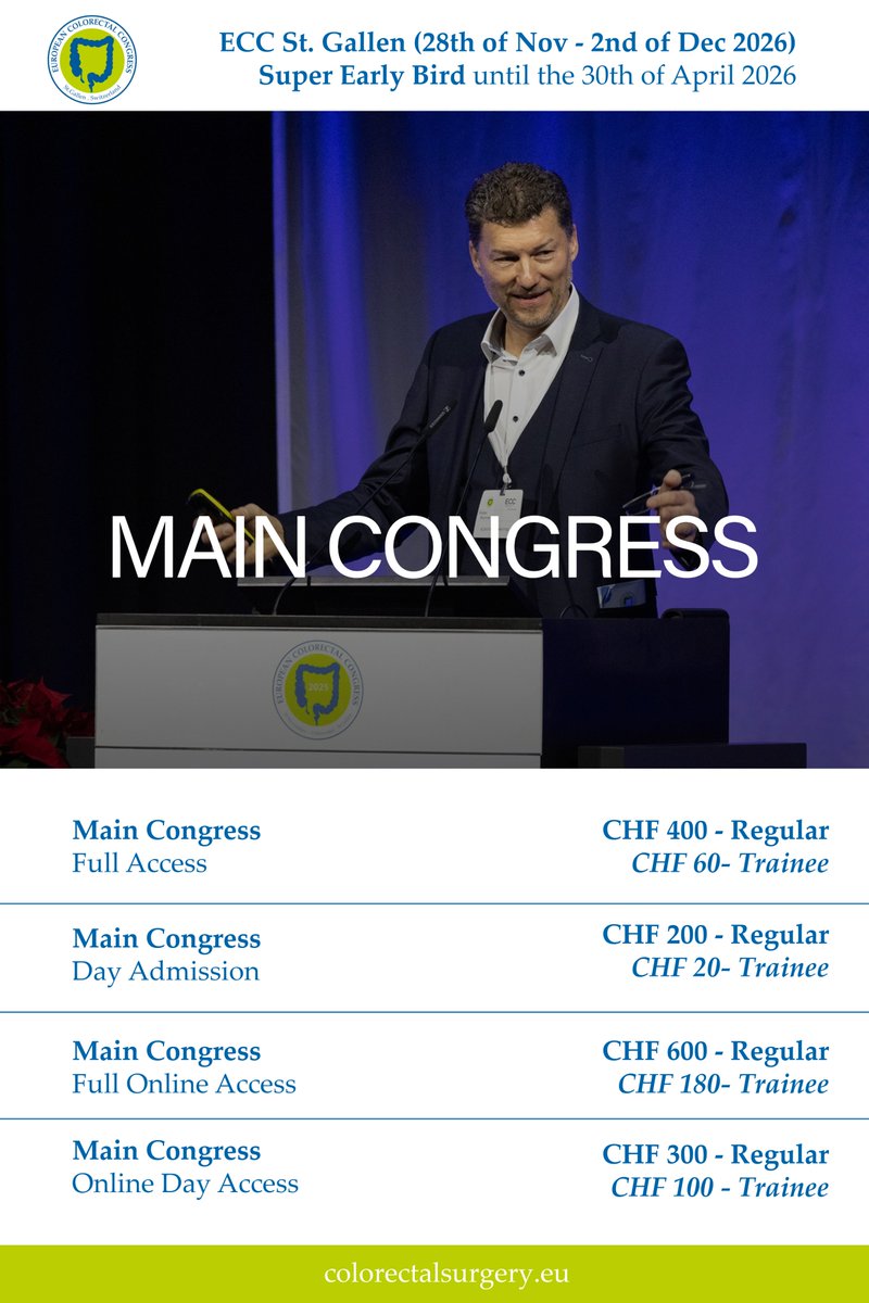 European Colorectal Congress tweet media