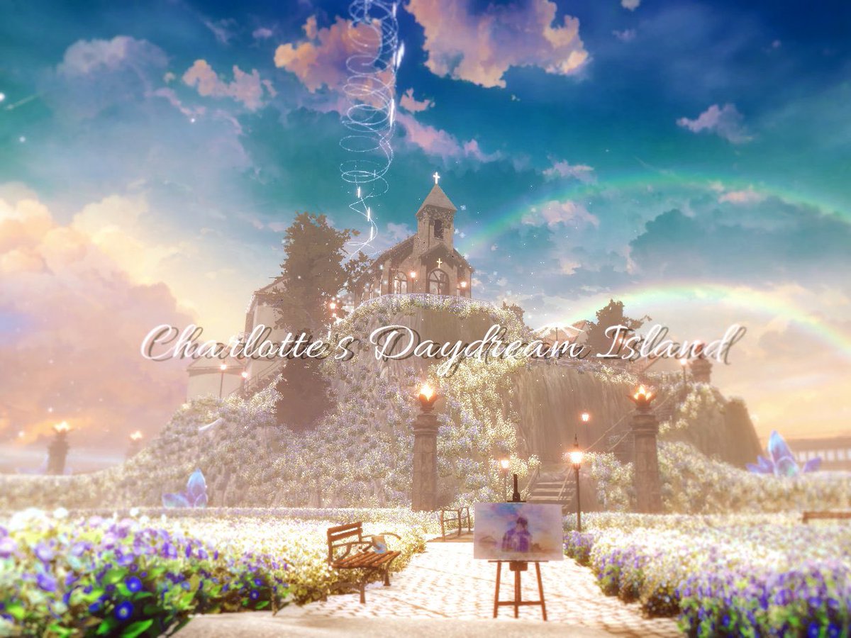 Charlotte202002's tweet photo. 💫ワールドを1週間で作る企画💫
私も過去に2回参加したのだけど（写真のワールド）、他の人と一緒に刺激し合いながら作るの、ほんとに成長するし楽しい。

興味ある人、思い切って挑戦してみない？  
私みたいに「やってよかった」ってなると思うの。
#7D1M #VRChat https://t.co/kiwcpWcFfP