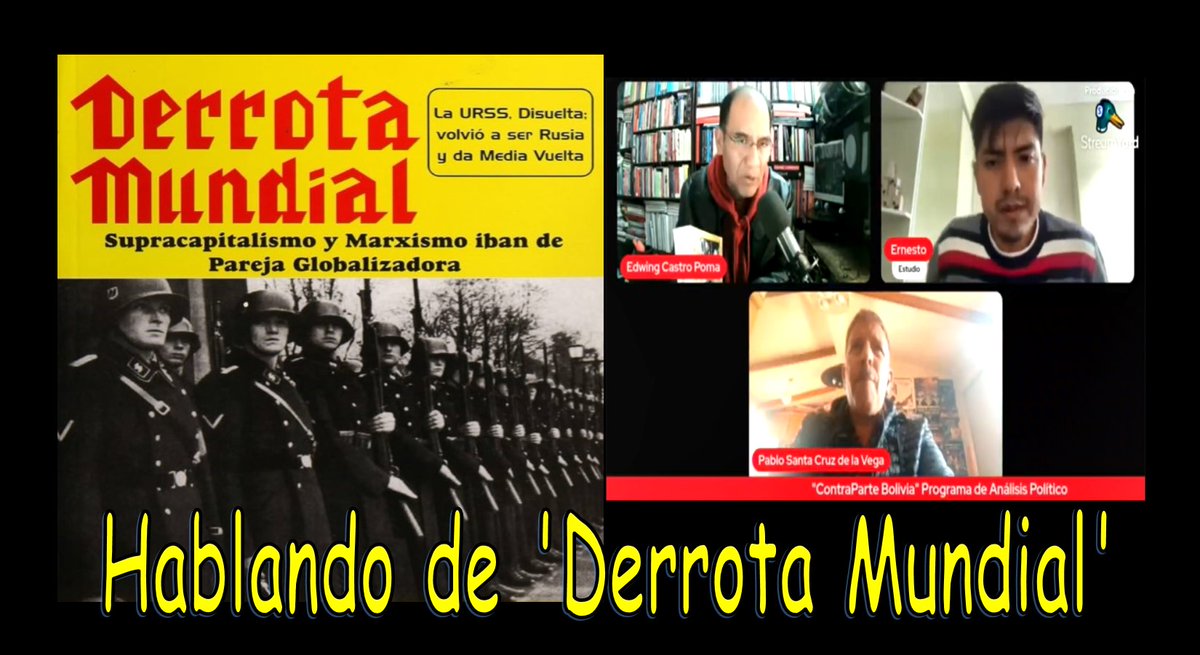 Extraordinario análisis en programa radial emitido al aire del libro de Salvador Borrego 'Derrota Mundial. odysee.com/@pablosantacru…