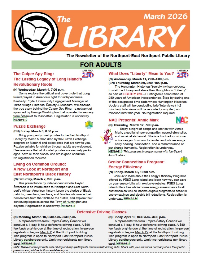 The Northport-East Northport Public Library tweet media