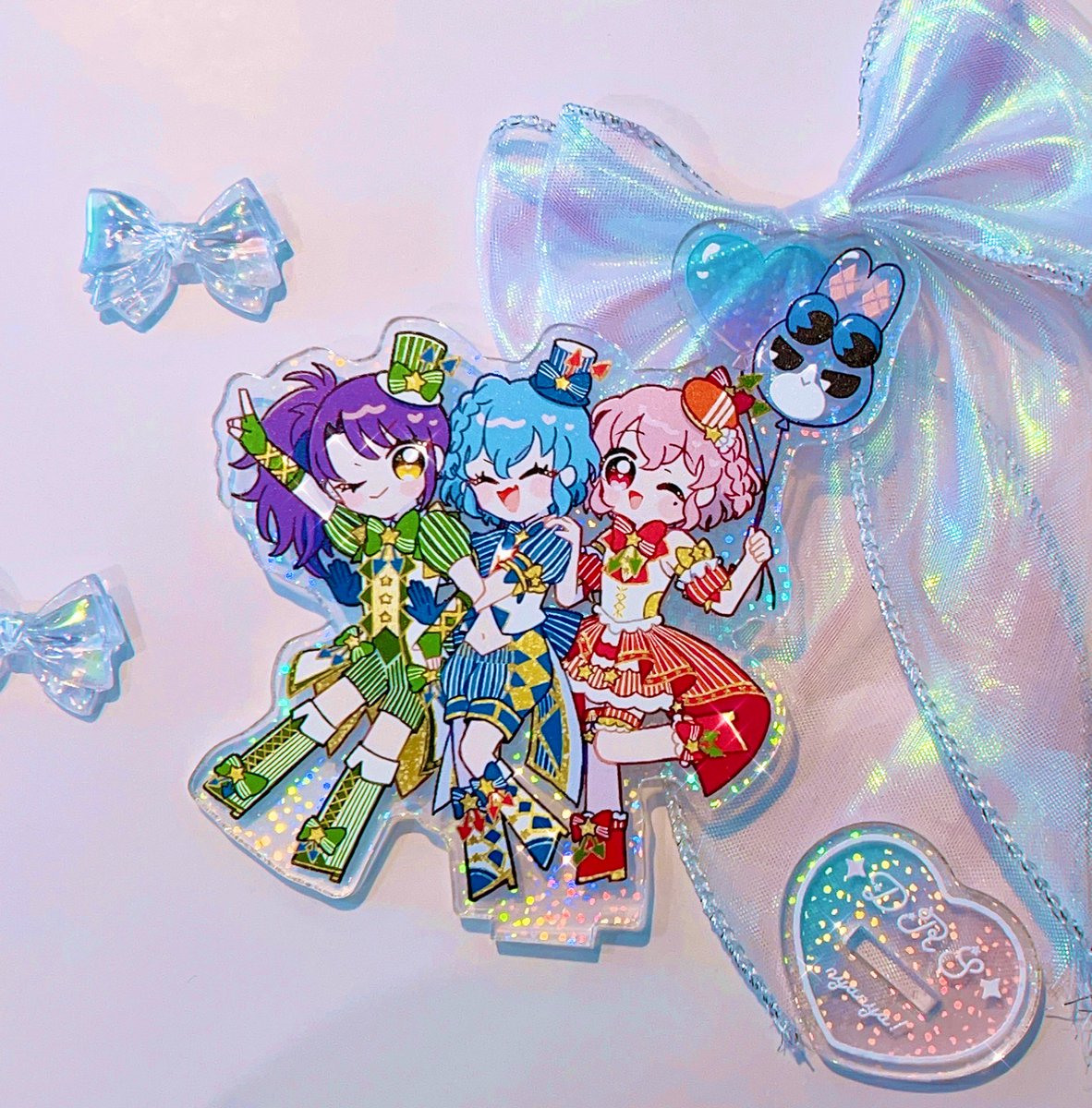 「TSCRドレシのアクスタ届いた キラキラ可愛くできて幸せ~~~✧*。」|ゆめのころなੈ✩4/2 ﾌﾟﾘ90のイラスト