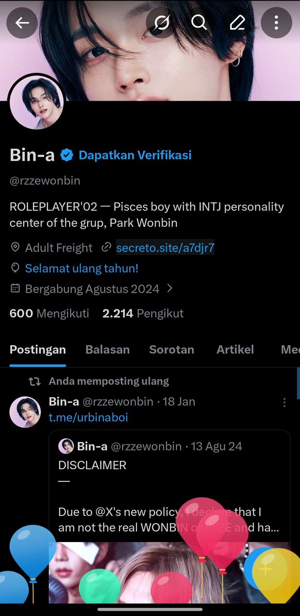 Bin-a (@rzzewonbin) / Posts / X