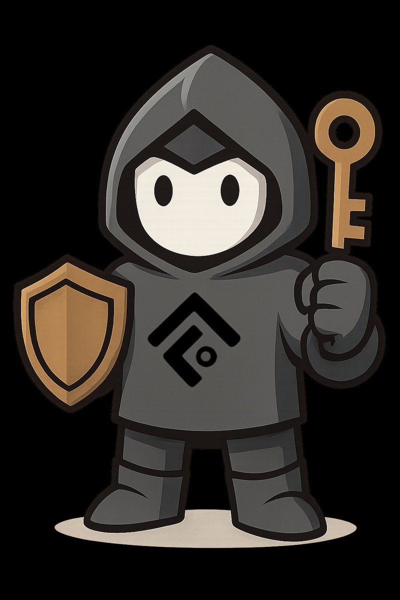 Guardian – a <a href="/FlutonIO/">Fluton</a>  mascot concept inspired by protection and quiet strength. A small guardian figure symbolizing security and trust around Fluton. Simple, original, and built to represent the idea of safe execution and privacy.