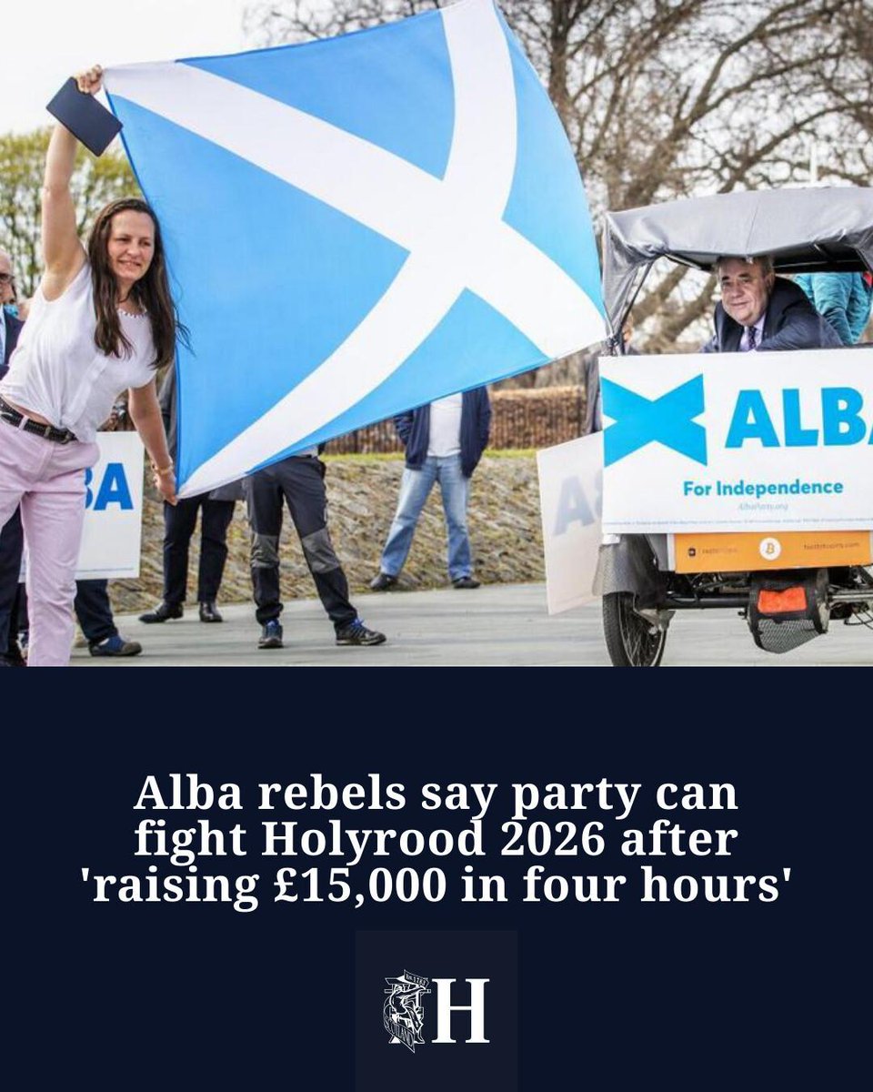 heraldscotland's tweet photo. The Alba Continuity Group say they can put funding in place to save the party 👇 https://t.co/wJQ6hiB6nO