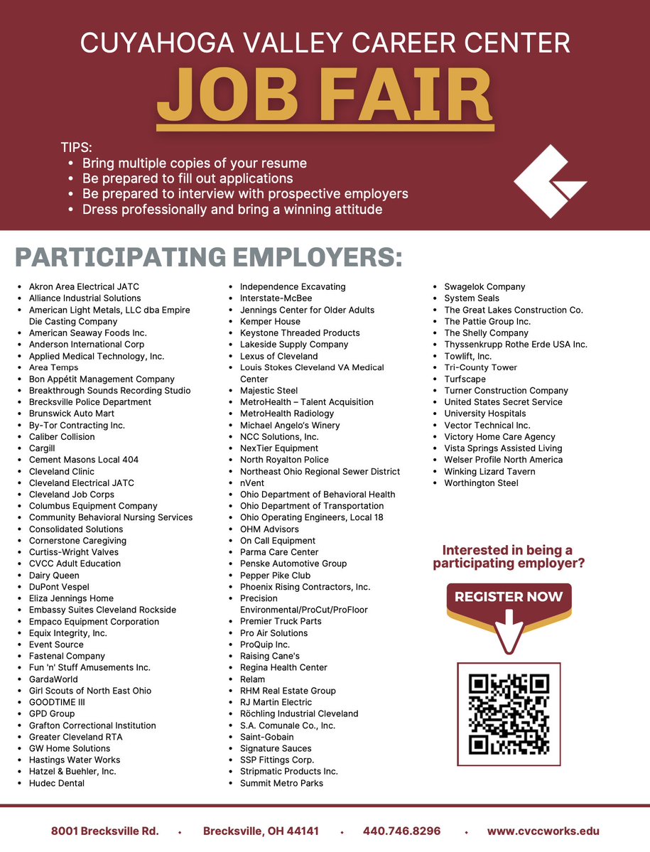 Cuyahoga Valley Career Center tweet media
