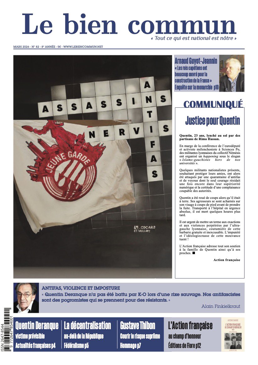 Votre numéro de mars 2026 est disponible ! ⚜️Retrouvez-le ici : lebiencommun.net/kiosque/le-bie…